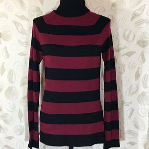 Olivia Sky Long Sleeve Turtleneck L striped